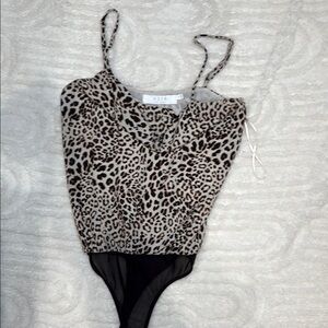ASTR  Leopard Print One Piece